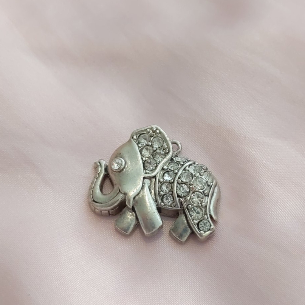 Elephant Crystal Pendant NO CHAIN